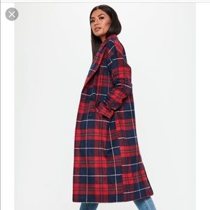 Brand new plaid coat 🧥